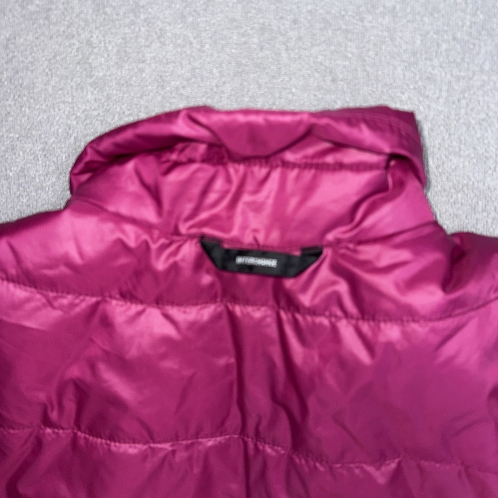 COLUMBIA Women's Interchange Puffer Jacket Coat Dark Pink Burgundy Size med - Picture 8 of 9